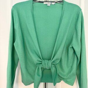 Boden SALE-  soft green tiecrop sweater - goes with everything